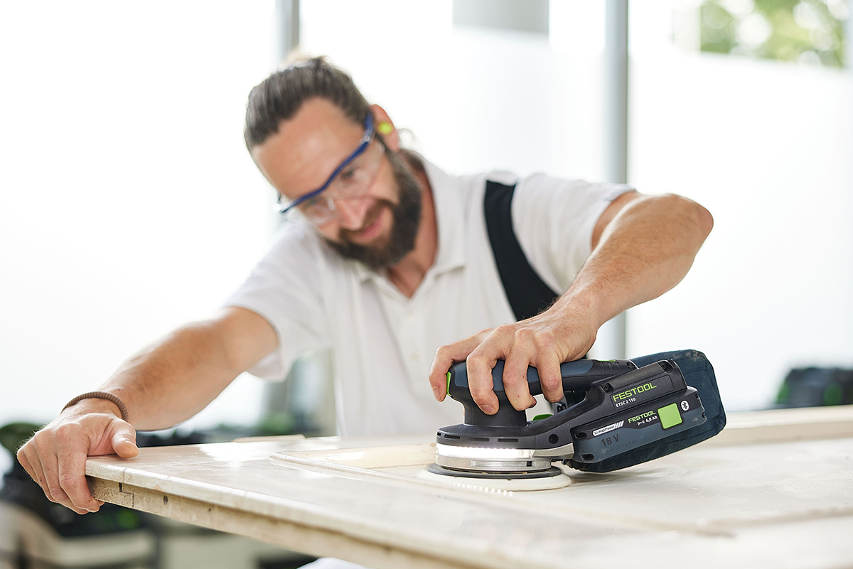 Ontdek de nieuwe excenterschuurmachines van Festool 7