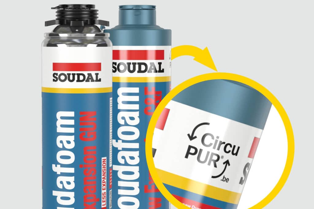 Soudal maakt met CircuPUR komaf met PU-afval op de werf 1