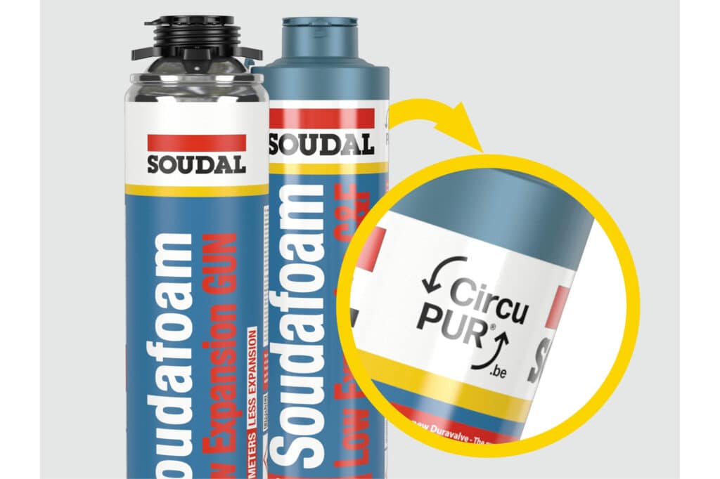 Soudal maakt met CircuPUR komaf met PU-afval op de werf 1