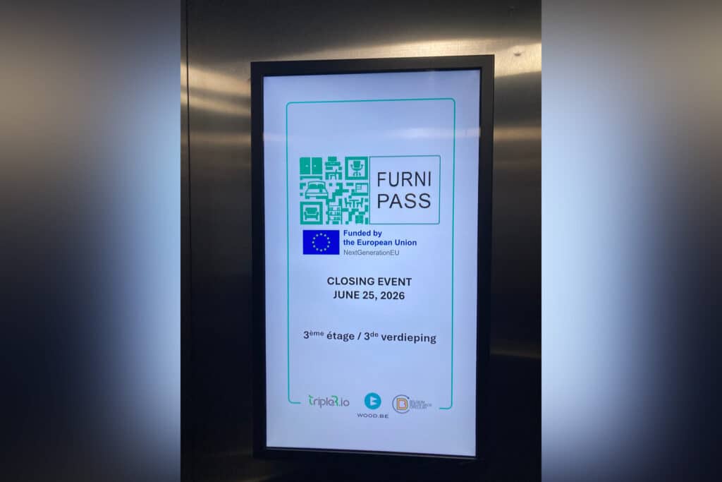Met FurniPASS bereidt WOOD.BE meubelsector voor op digitaal productpaspoort 1